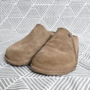 BIRKENSTOCK Zermatt Premium Brown Suede Clogs Men's Size 43 10